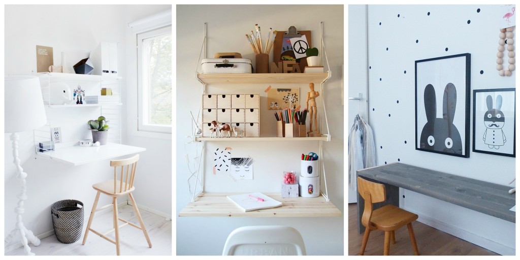 back to school desks Collage