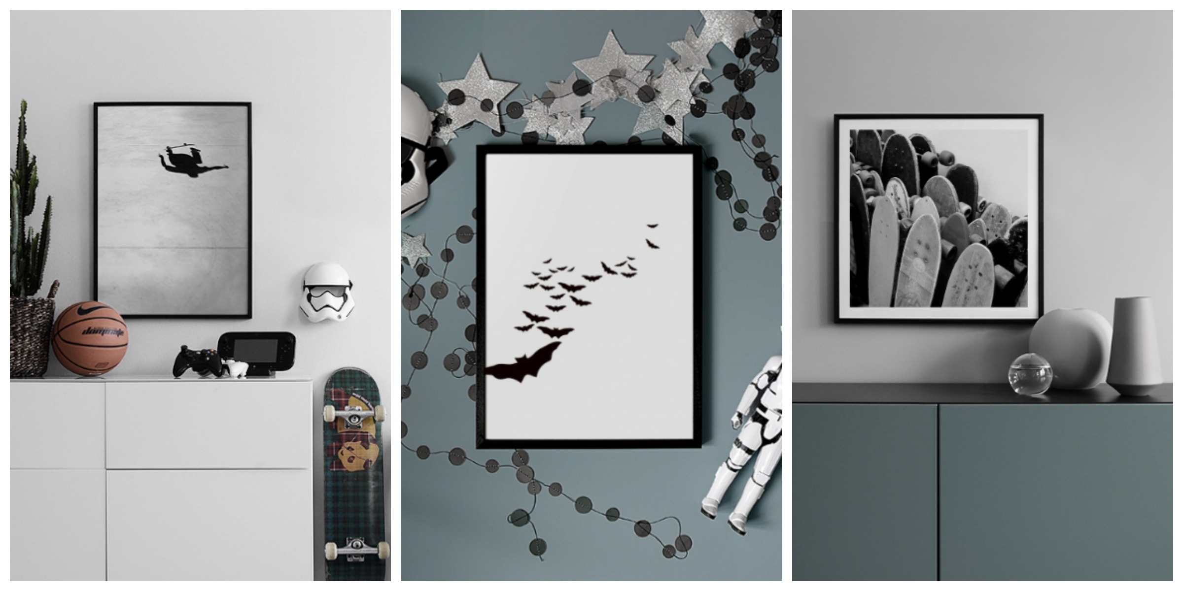 New prints on the wall – boy