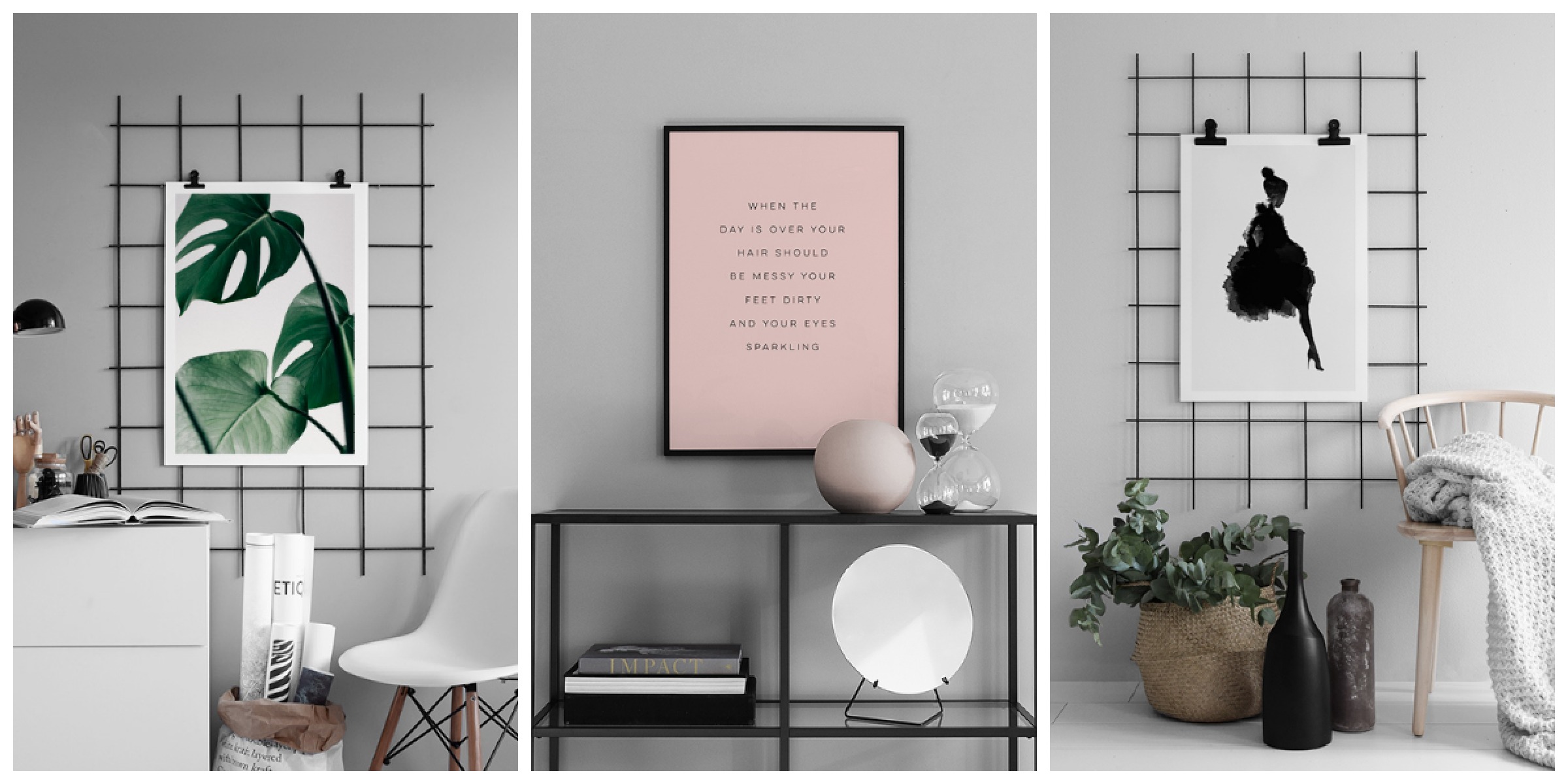 New prints on the wall – girl