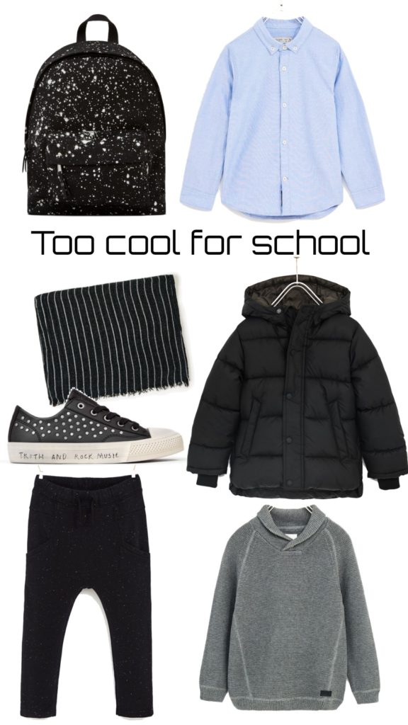 Too cool for school - boy