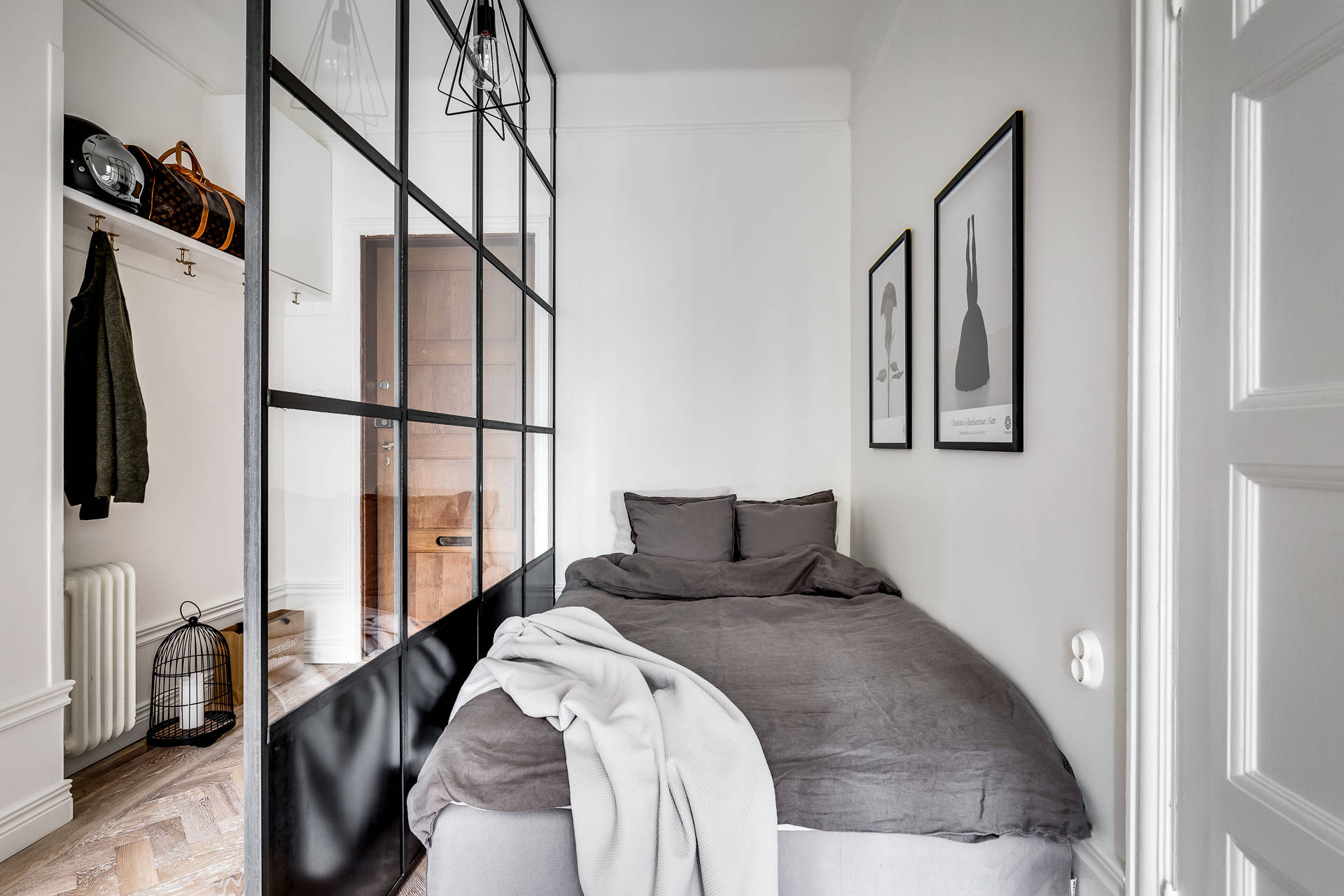 bedroom wall via planete deco