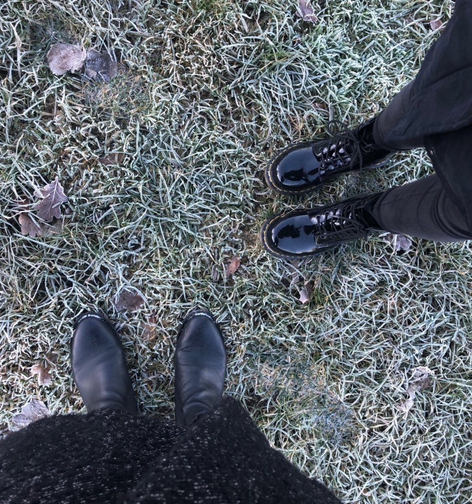 Boots in frosty weather Dr Martens Boots